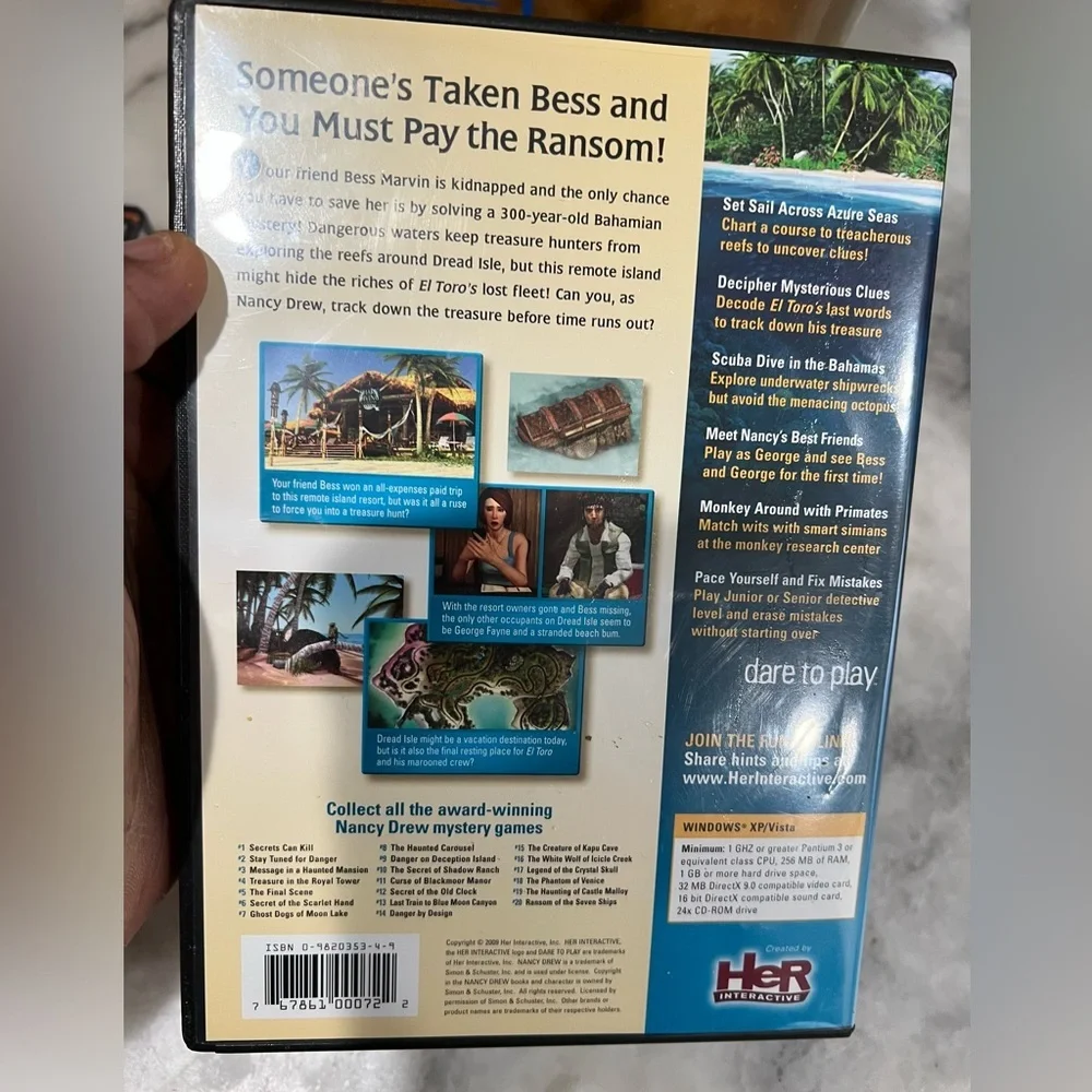 Nancy Drew: Ransom of the Seven Ships Mystery #20 PC Game